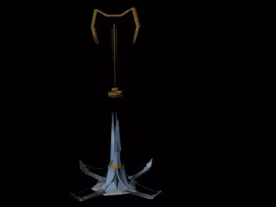 Low poly model of MMO Rune 3D model