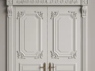 Classic Interior Decor 2 3D model