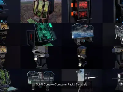 Sci-Fi Console-Computer Pack