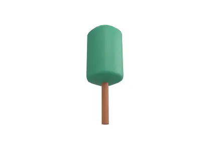 Cartoon Tree v7 003 Low-poly 3D model
