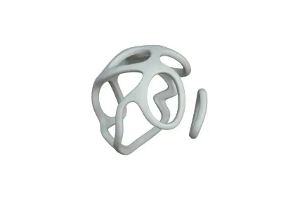 SciFi Cube Object No 32614 Low Poly Shape Texture