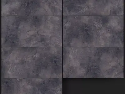 Decovita Agrega Anthracite 600x1200 3D model