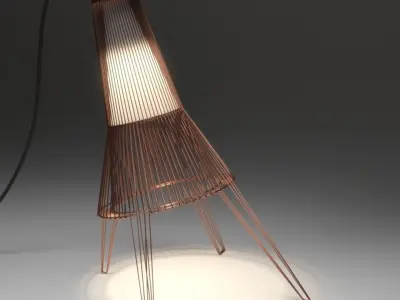 Table Lamp A-Cote by Schema 3D model