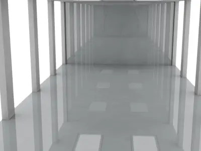 Sci Fi Interior 3D model 59