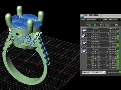 jewelry ring 361 Free 3D print model