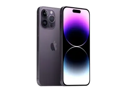 iPhone 14 Pro Max Deep Purple 3D model