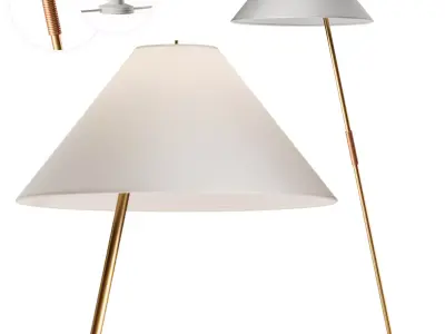 Hase BL Floor Lamp by Kalmar 3D model