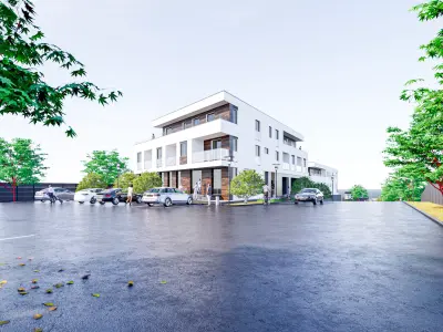 Apartment Building 2 3D model