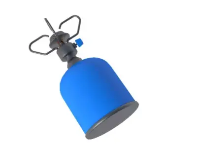 Portable Camping Gas 3D model