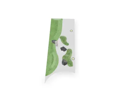 Japanese Zen Garden Dry Landscape 3D Model Set SKP  FBX OBJ STL  3D model