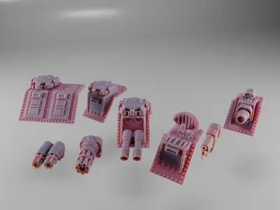 ultimate tank builder 3D print model