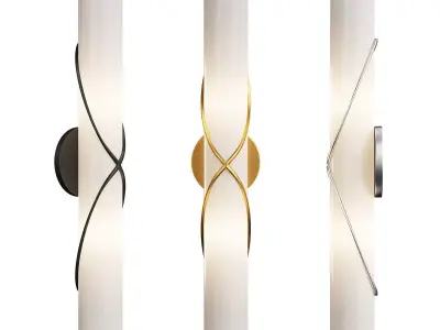 Large Roxbury Sconce Low-poly 3D model