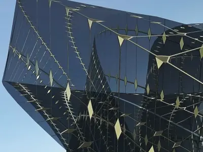 Futuristic Art Building 3D model