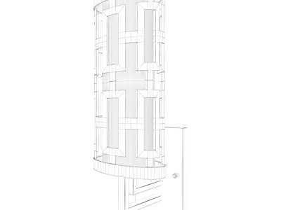 Fine Art Lamps River Oaks 843481 Wall Light 3D model