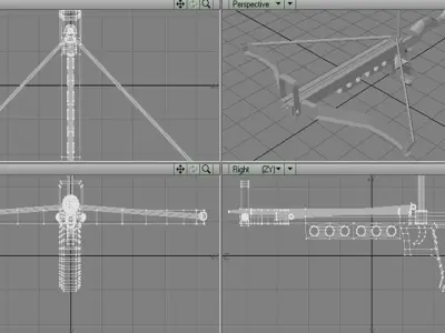 Crossbow - Pistol 3D model