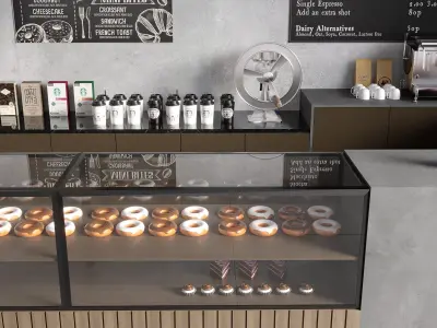 A CAFE BAR NO12 A 3D model