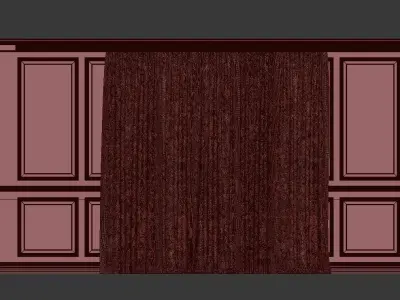 Curtain Set 253 3D model