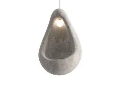 Sculptural Nula Pendant lamp 3D model