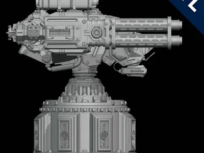 Turret - Stationary 3D print model
