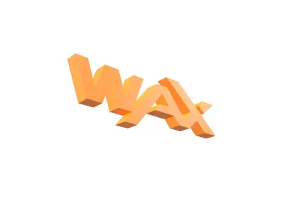 WAX Coin v2 001 Low-poly 3D model