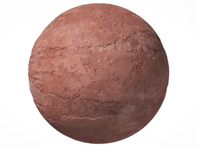Red damaged plaster wall texture Texture