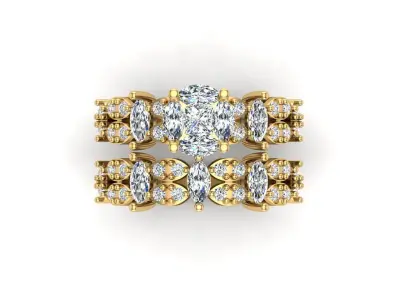 Jewelry ring 195 3D print model