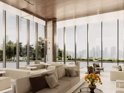  Lobby of Modern Hotel in Tokyo Japan 3D model
