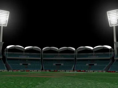 Cricket Stadium 3D model