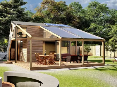 Vacation house  cottage Nataly 3d model 3D model