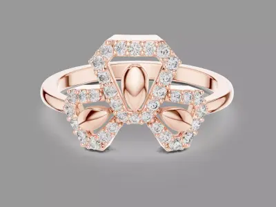 Light Diamond Ring 3D print model