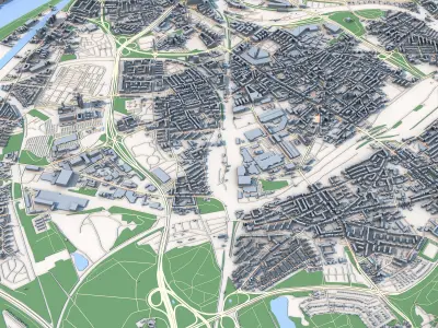 Cologne City Germany 3D model