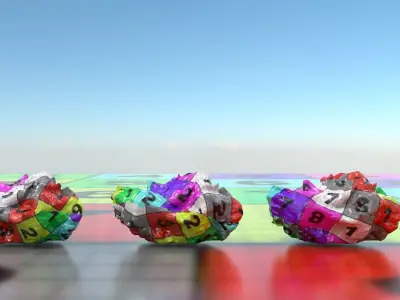 laos Rock and LODs 3D model