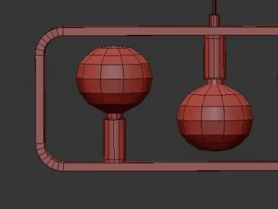INDUSTRIAL CEILING LIGHT REDRUTH 3D model