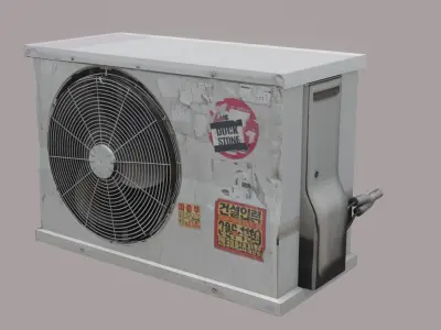 Air Conditioner Asset pack  Free 3D model
