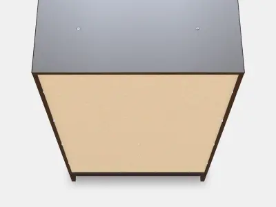 IDANAS Wardrobe Low-poly 3D model