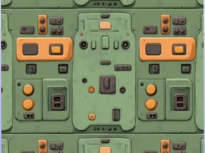 SciFi Seamless Texture Texture 2