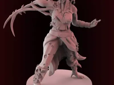 Accursed Mutant Of Space pack x2 miniatures 3D print model p2 3D print model
