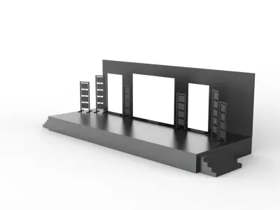Concert Stage  3D model