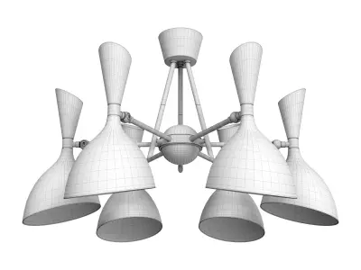 Ceiling chandelier Rasto 4665 - 6C 3D model