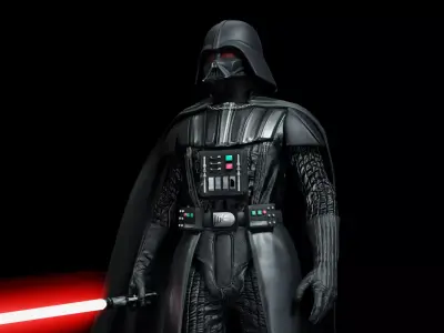 Darth Vader Low-poly 3D model Low-poly 3D model