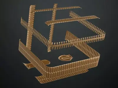 Trimsheet Zippers PBR Seamless Texture