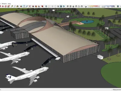 Airport project 3D model