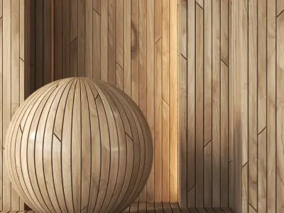 Decorative Wood Panel Texture 4K - Seamlss Texture