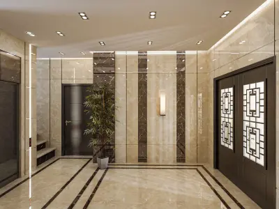 Modern Entrance  3D model