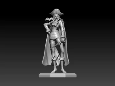Whitey Bay - Whitebeard Pirates - One piece 3D print model