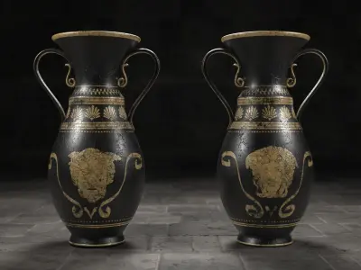 Ancient Vase Low-poly 3D model