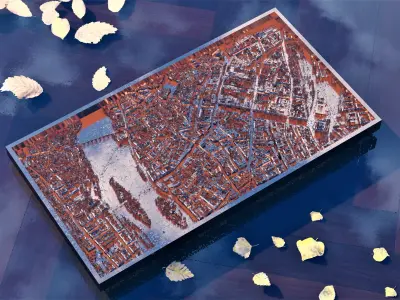 Prague City Center 3D model