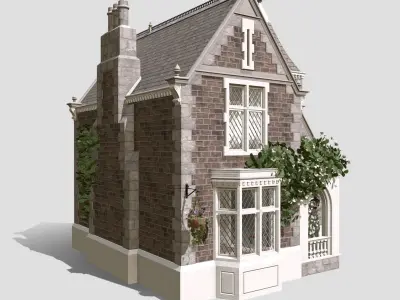 Victorian House - Abbotsfield Lodge 3D model