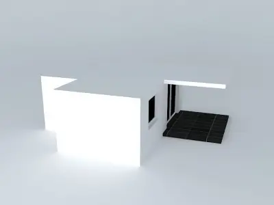 Living-room in apartment Free 3D model