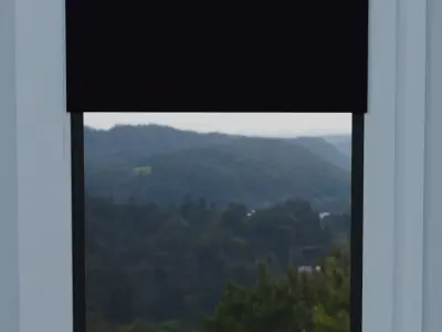 Window Roller Shutter Blackout blinds 3D Model 3D print model